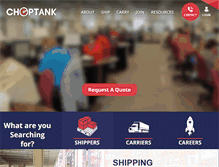 Tablet Screenshot of choptanktransport.com